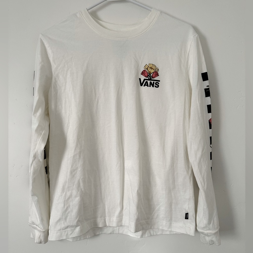 Vans long sleeve shirt size M women